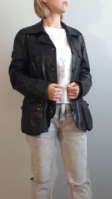 Куртки кожаные, синтепон