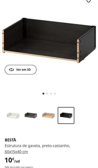 Gaveta móvel besta ikea