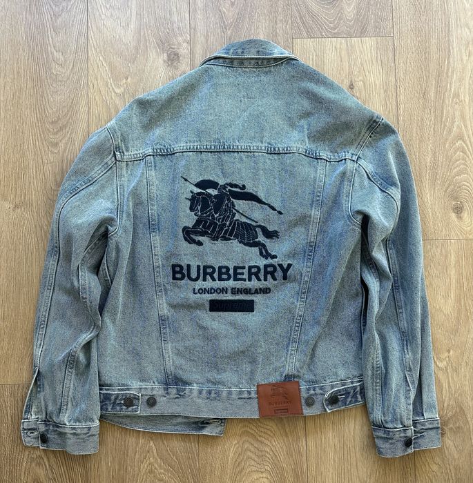 Casaco Supreme x Burberry Denim