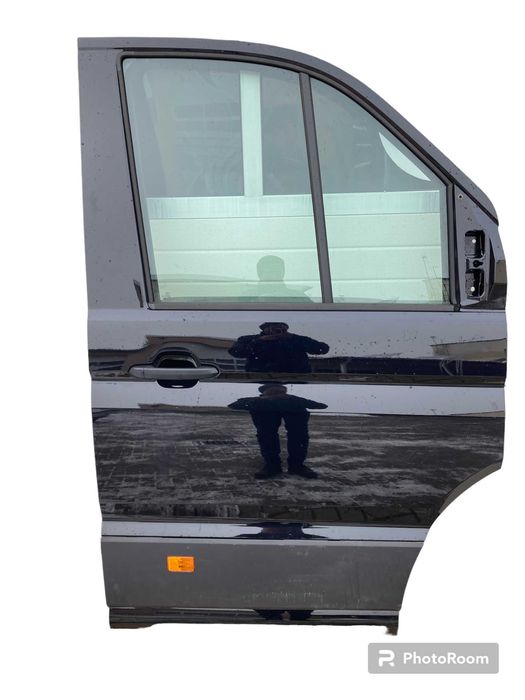 Drzwi czarne kpl przednie prawe Vw 7c0 Crafter II Man Tge od 17r -dziś