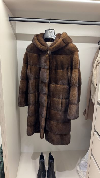 Норкова шуба шикарної якості Розмір S/M