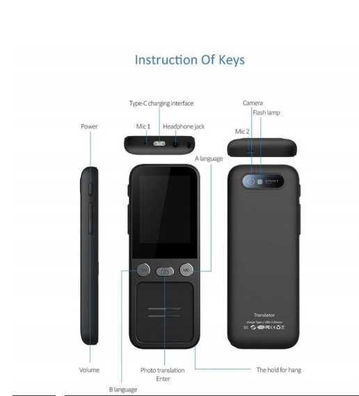 Travel Translator T16 138 języków tłumaczenie 14 tłumaczeń ttst974