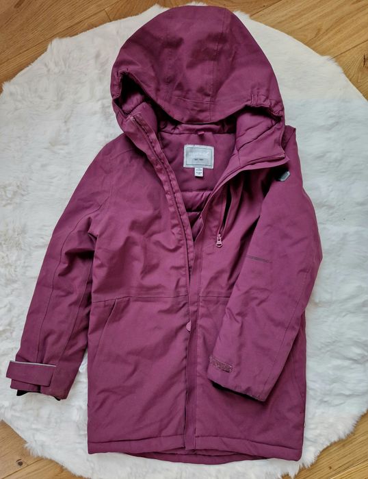 Kurtka przejściowa dziewczęca fioletowa z kapturem 128 Regatta