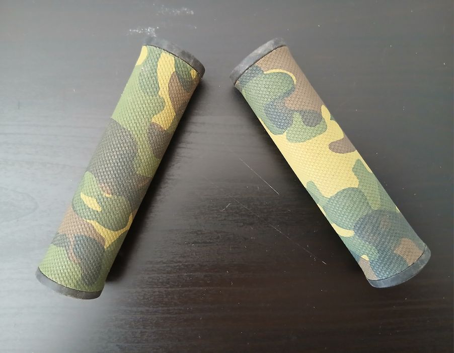 Punhos Bicicleta camuflados - verde