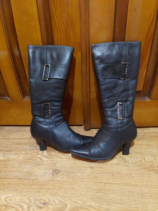 Сапоги шкіряні  зимові, ботінки класика осінь- весна