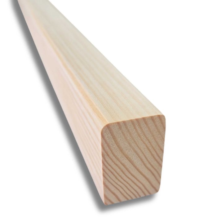 Poręcz Schodowa Drewniana MODRZEWIOWA 6x4CM - Różne Długości