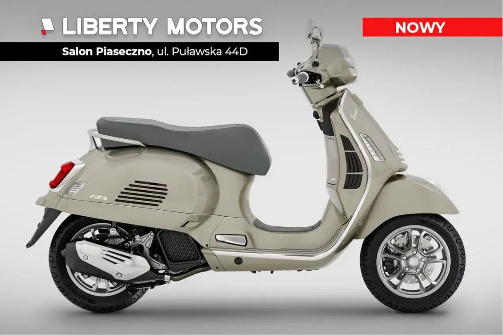 Vespa GTS 125 rok prod. 2025 Zarejestrowany 0 km przebiegu dostępne trzy kolory