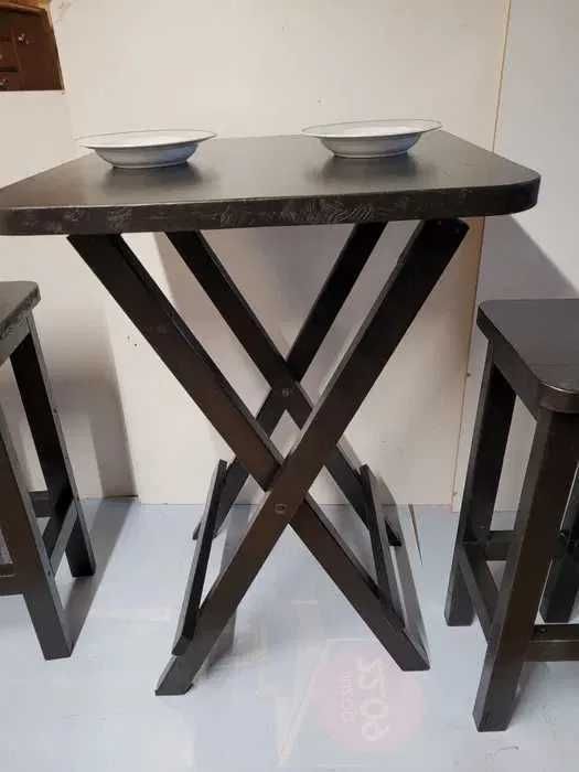 Stół ogrodowy drewniany barowy kuchenny