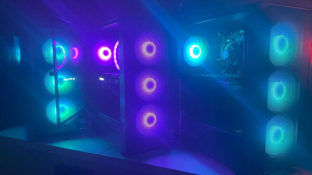 Nowy Komputer Gamingowy Ryzen 5 3600 RX 7600 8GB 16GB RAM 512GB SSD