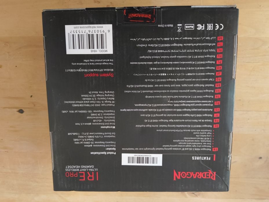 Słuchawki redragon 848 IRE PRO