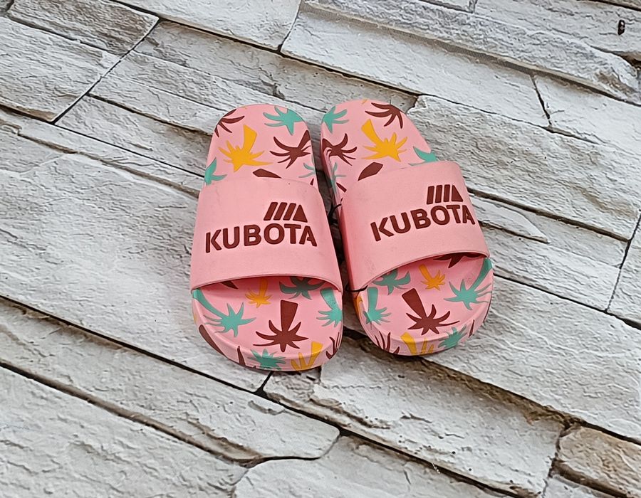 Klapki Kubota damskie w palmy 38