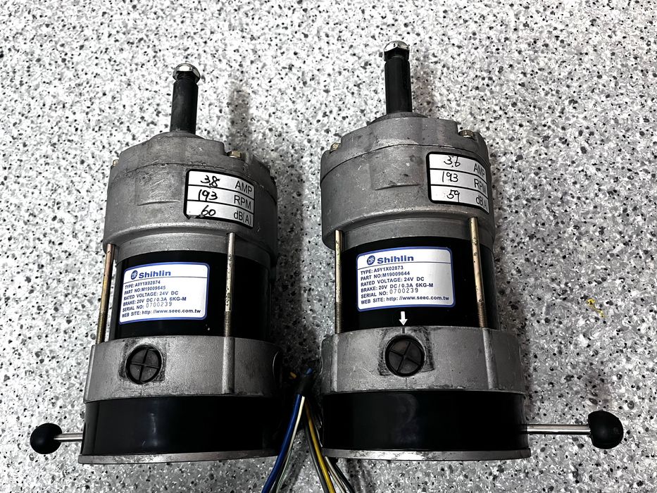 Silnik 24V 300 W przekładnia ślimakowa