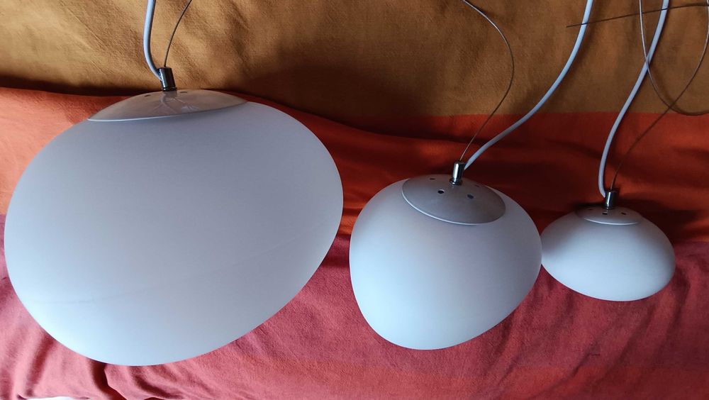 nowe designerskie lampy sufitowe - 3 sztuki