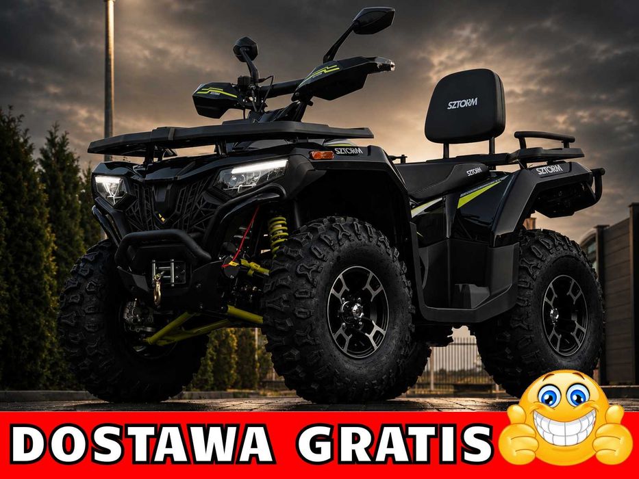 Dostawa Gratis !!! Quad Sztorm Dominator 330 T3B Mocny, Promocja, Raty