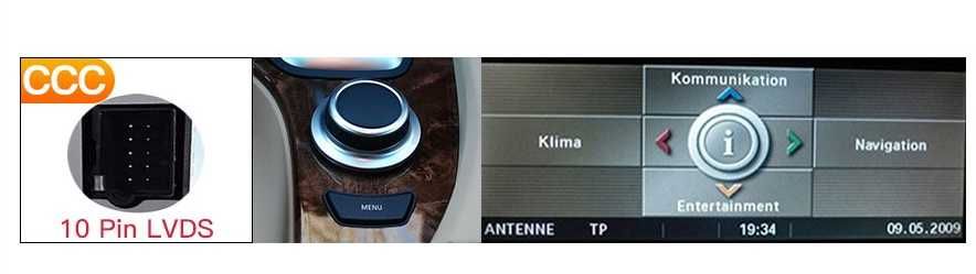 CarPlay Android Auto Radio DAB+ Android YouTube Yanosik Bluetooth GPS Nawigacja USB WiFi 4G MP3 MP4 BMW X5 E70 X6 E71 System CCC BOSE
