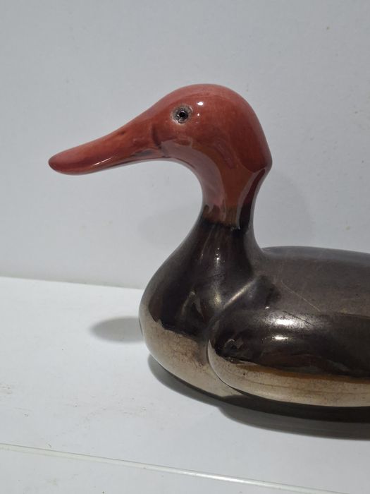 Pato em cerâmica da fábrica Lastra Algarve