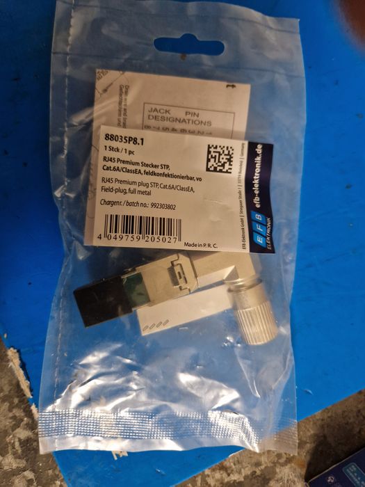 Wtycza RJ 45 przemysłowa