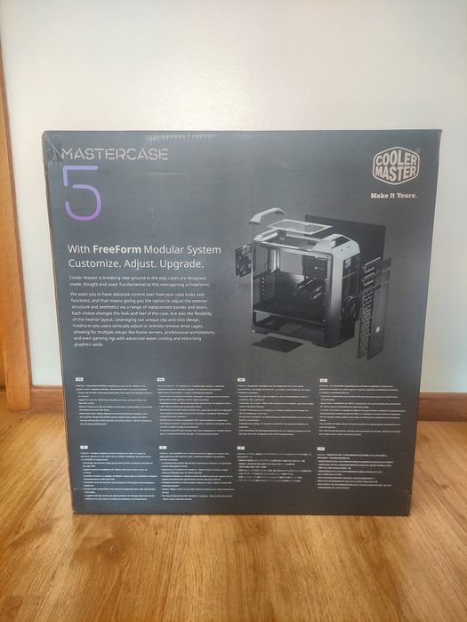 Caixa ATX Cooler Master Mastercase 5 + Janeta transparente