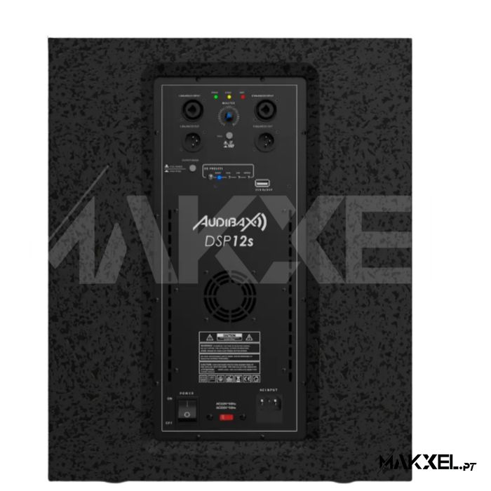 Kit 2 Audibax DSP12 12" + 2 Audibax DSP12s Subwoofer