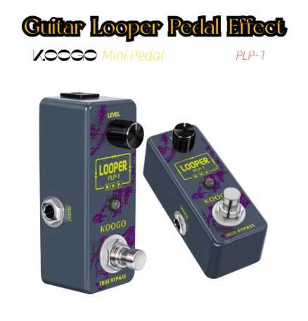 Koogo Looper Pedal Loop Effect 10 Min Looping Time for Electric Guitar
