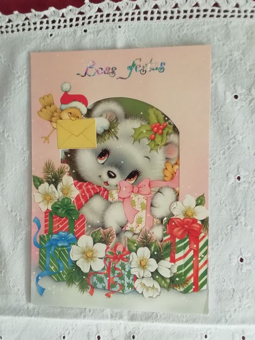 Postal Boas Festas, para coleção