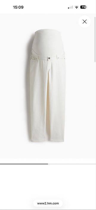 Джинси для вагітних h&m