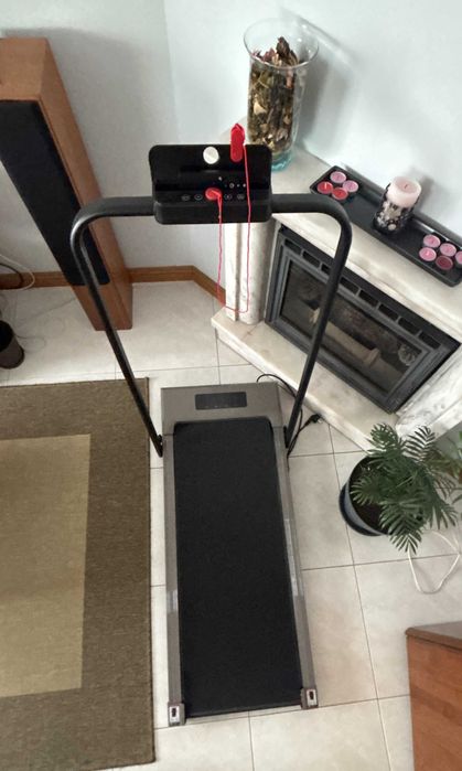 Passadeira corrida RACINGREAT guiador rebatível vel máx 10KmH 120Kg