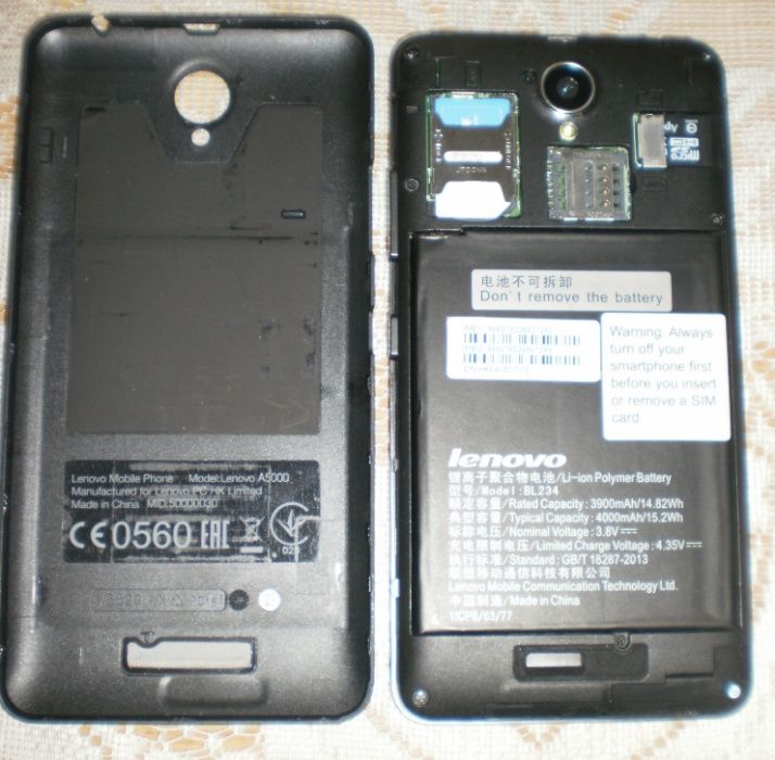 Срочно телефон Lenovo A5000