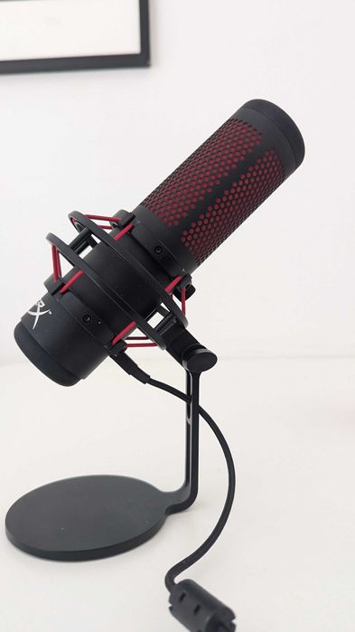 HYPERX - Quadcast USB Microphone - pouco usado