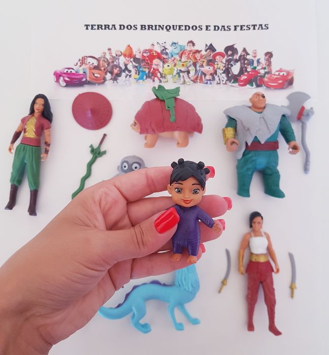Conjunto 8pcs Raya e o último Dragão Disney (Portes Incluidos)