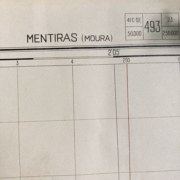 Lote de 10 cartas militares de Portugal