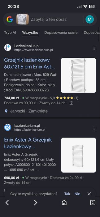 Biały gdzejnik łazienkowy