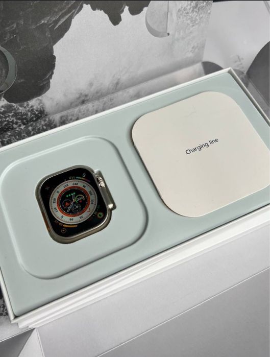 Годинник  смарт часы Apple watch s8 ultra titanium