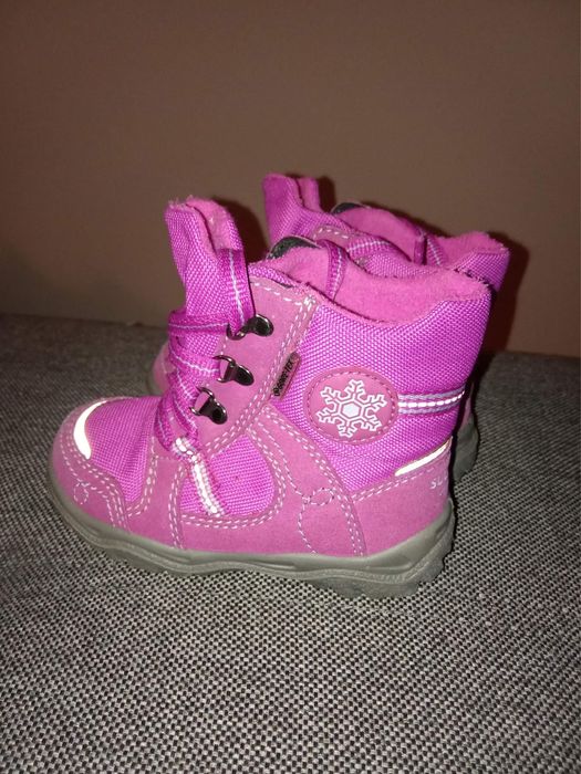 Buty zimowe superfit 23 różowe