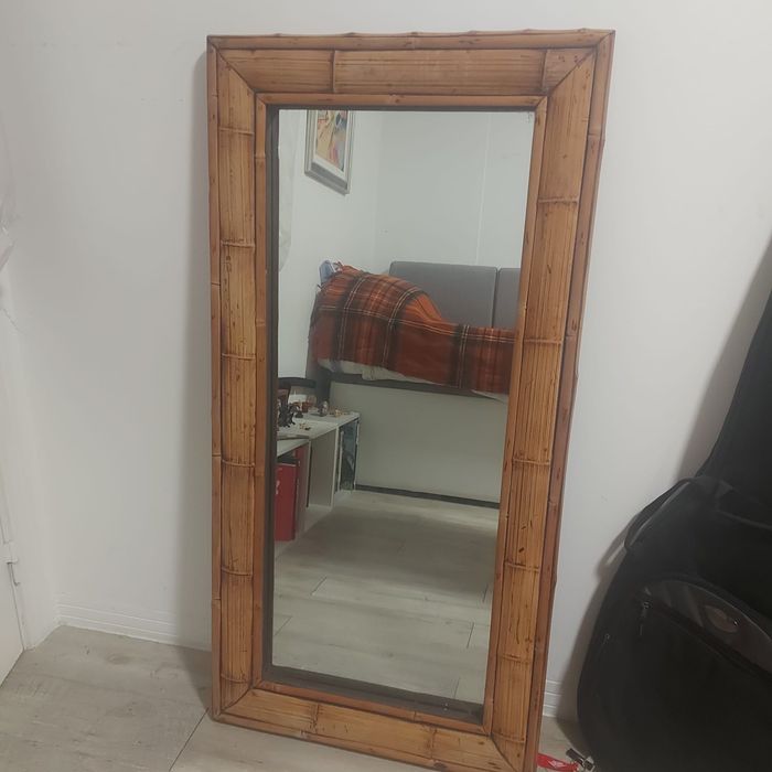 Espelho grande tipo bambu