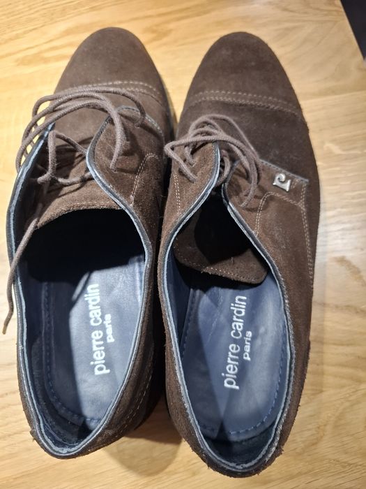 Buty męskie Pierre Cardin brązowe