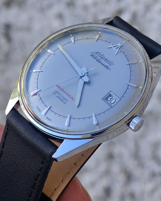Zegarek Atlantic Worldmaster cyrkiel z pudełkiem