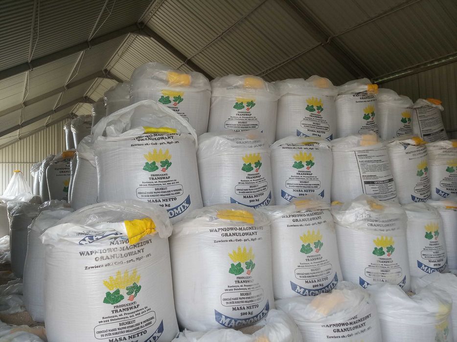 Wapno granulowane  kredowe wapno magnezowe Kreda Czarna  SUPER JAKOŚĆ