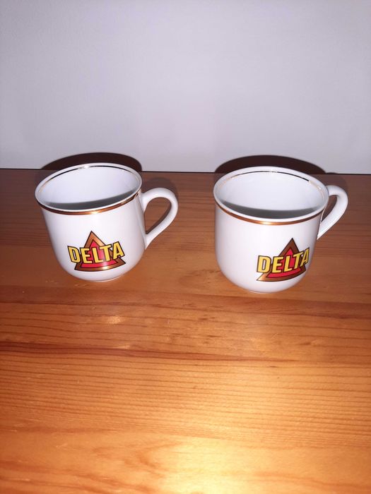 Conjunto de Chávenas de Coleção Café Delta, Série Ouro