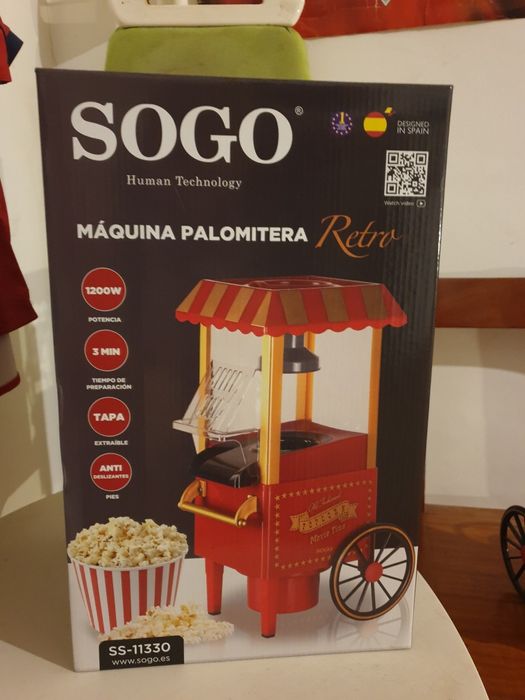 Máquina de pipocas retro SOGO
