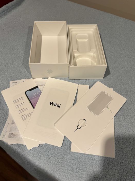 iPhone XS 256GB SILVER oryginalne pudełko opakowanie kartonik +KLUCZYK