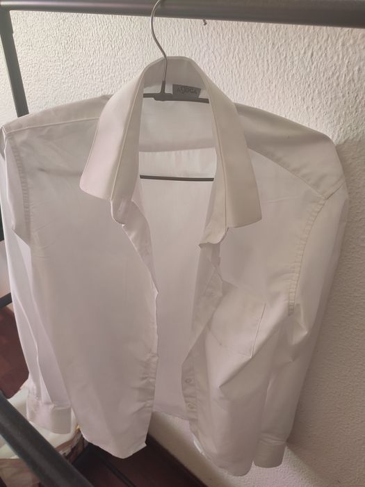 Camisa branca trage académico Coimbra