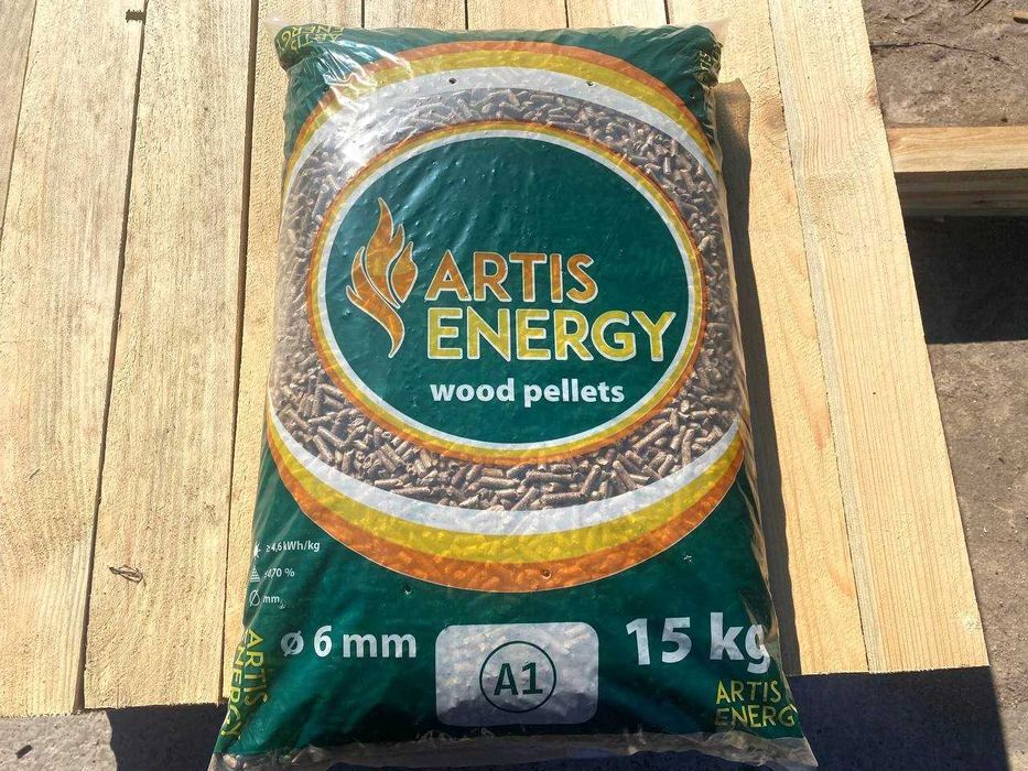 Пелета сосна 6мм фасовка Бег