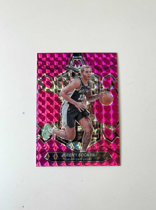 Karta NBA Jeremy Sochan Panini Mosaic Pink /149 limitowana Koszykówka