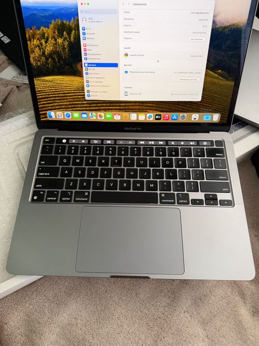 MacBook Pro M2 8/256GB Макбук Про М2 ідеал Повний комплект Оплата частинами TRADE-IN