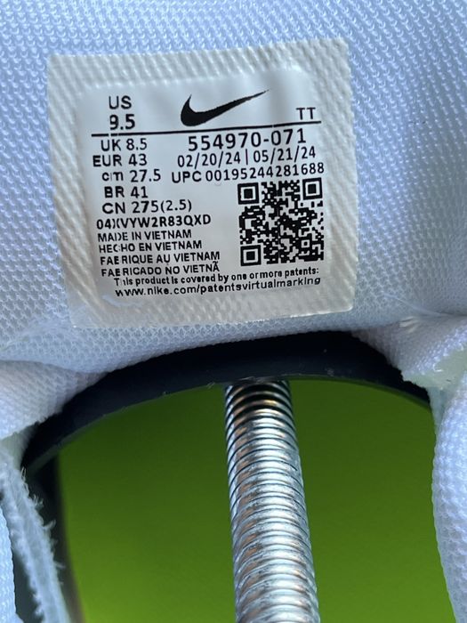 Nike Air Max 95 OG Neon Volt Black and Grey