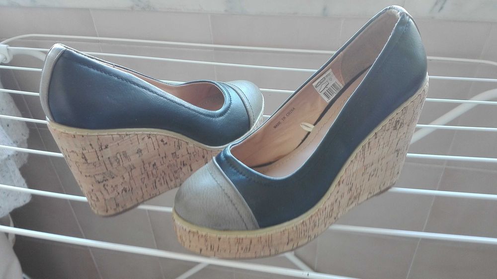 Sandálias salto e rasas 38, 37 e 36 impecáveis vários 8 modelos