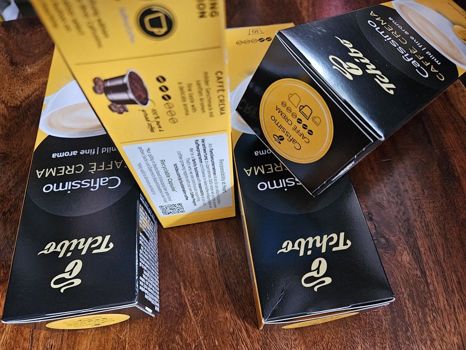 Tchibo cafissimo cafe crema mild  4 paczki po 10szt.