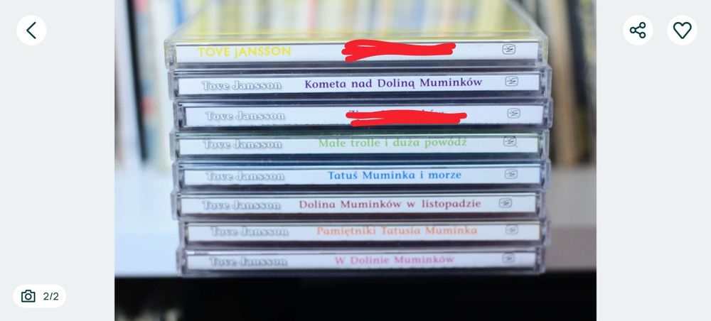 Lato Muminków Tove Jansson audiobook zestaw 6CD