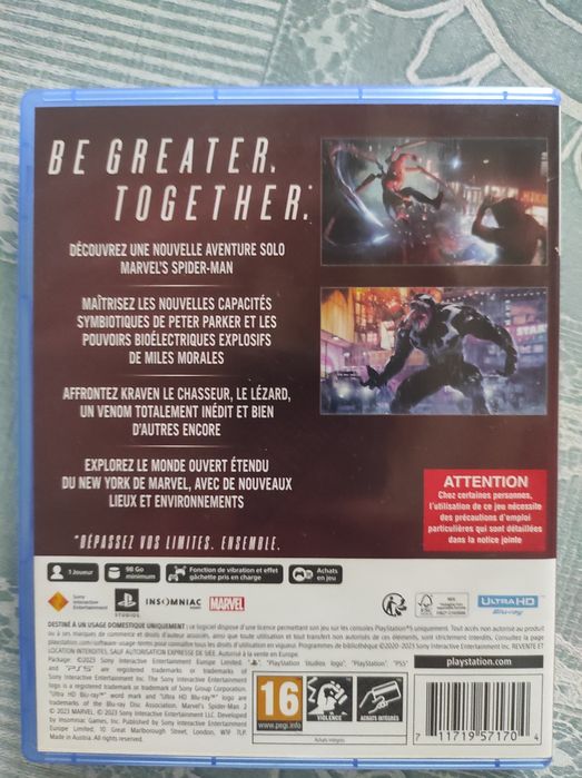 Spiderman man 2 PS5